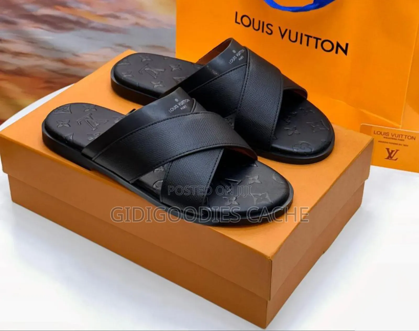 Top Italian Branded Leather Slippers