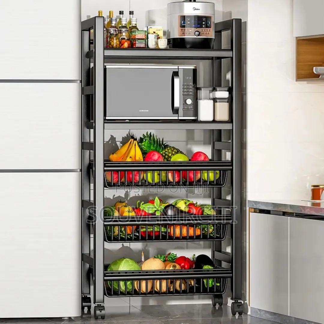 Movable Kitchen Shelf Organizer