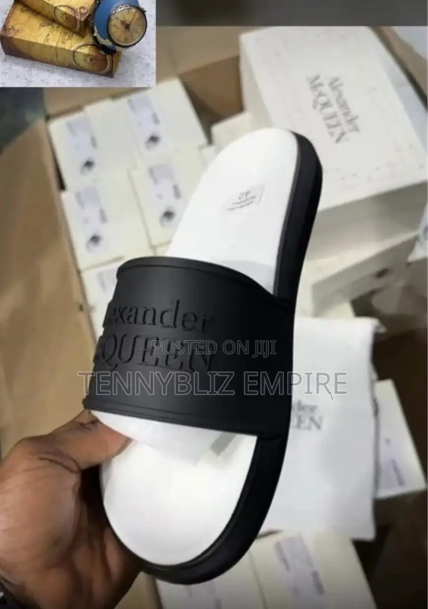 Fine Luxury Latest Alexander McQueen Quality Slides