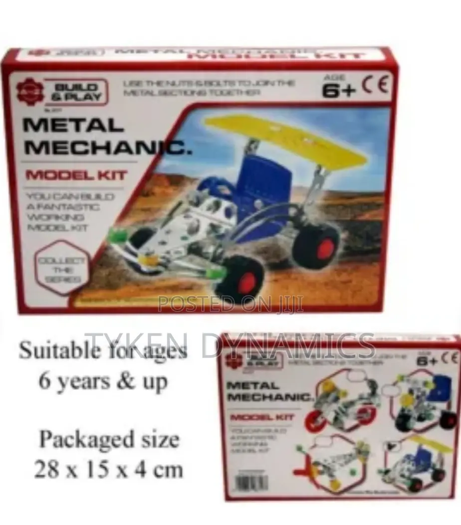 Build Play Metal Mechanic Kit Ages 6