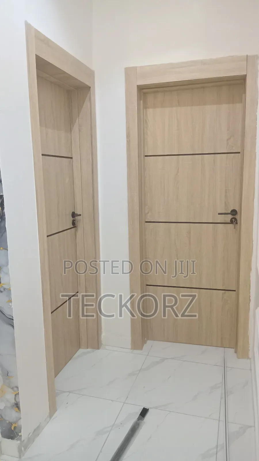 HDF Plywwod Wood Internal Doors With Vaneered Finish