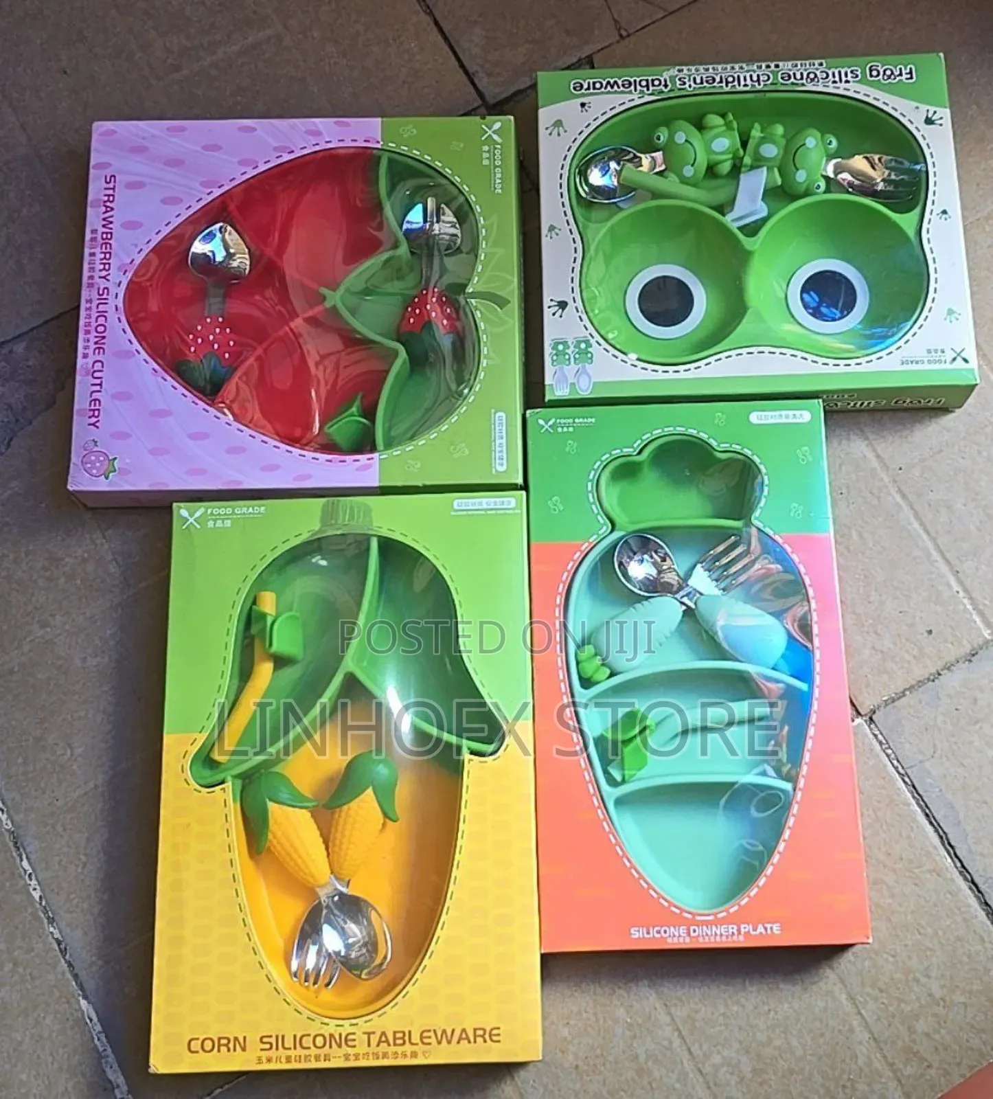 Silicone Character Plate and Spoon