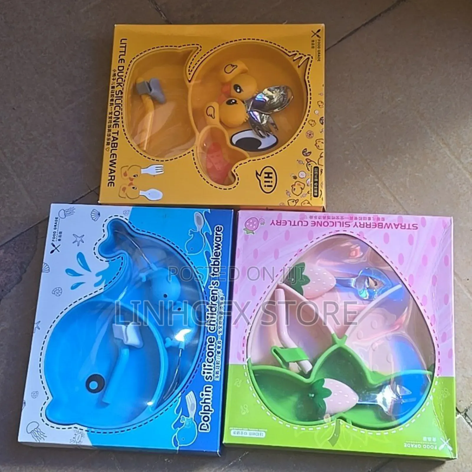 Silicone Character Plate and Spoon