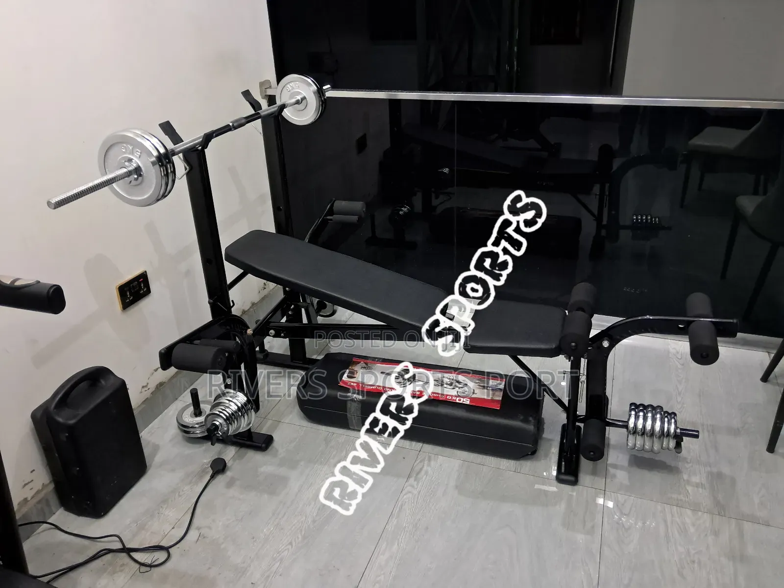 Brand New Bessgym Lm005 Weight Bench Press With Chest Fly Heavy-Duty