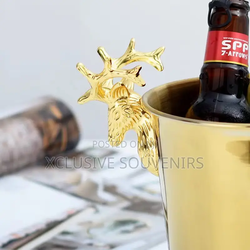 Luxury Stainless Steel Champagne Ice Bucket