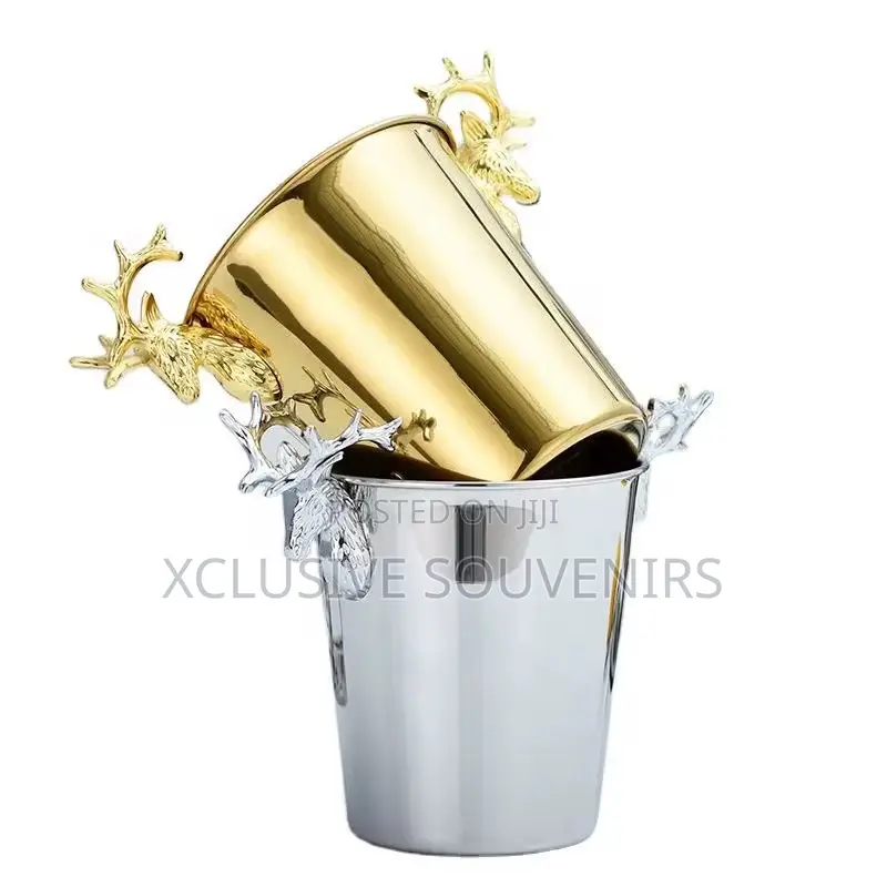 Luxury Stainless Steel Champagne Ice Bucket