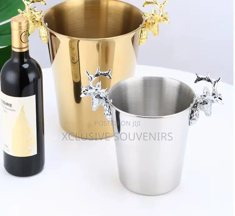 Luxury Stainless Steel Champagne Ice Bucket