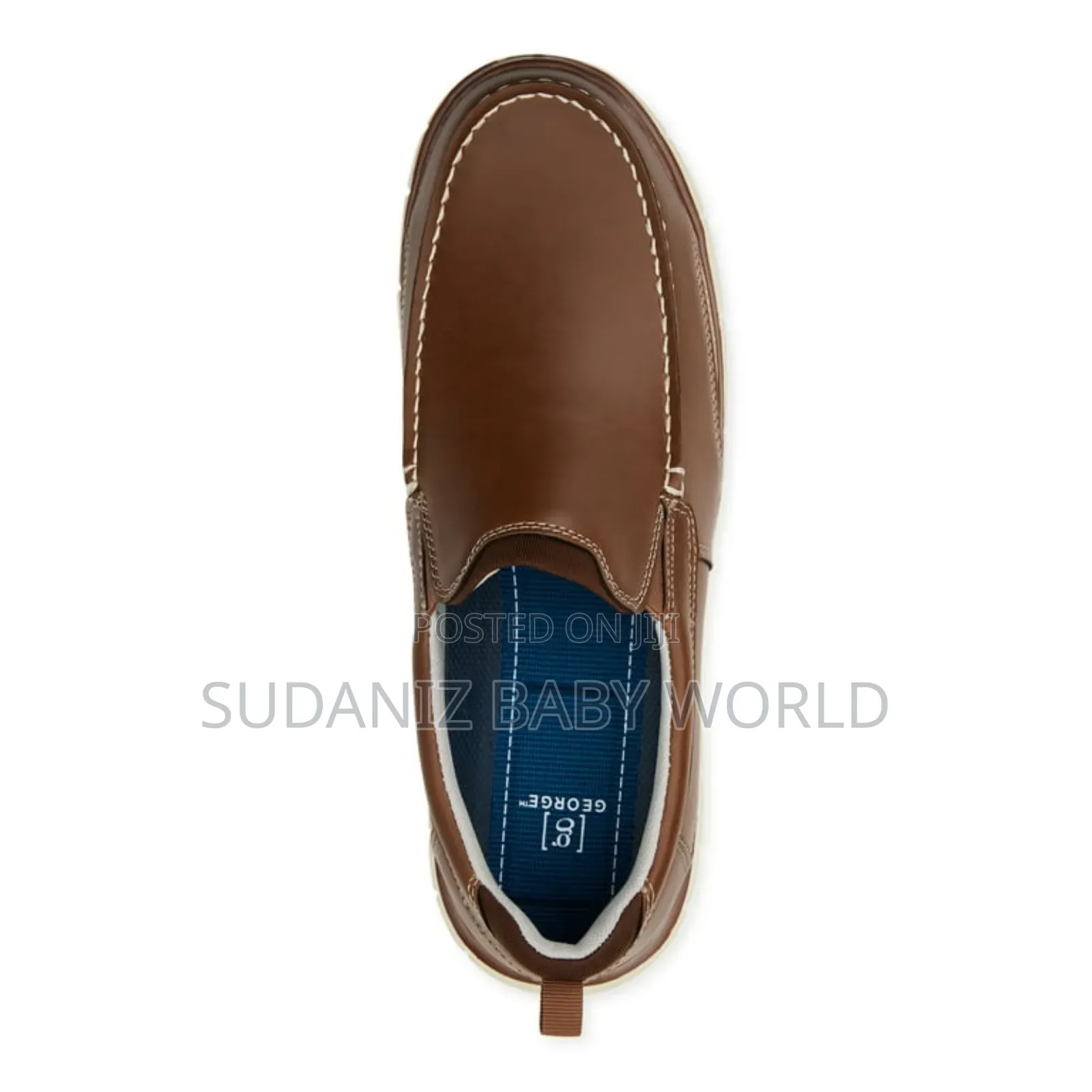 George Men's Casual Slip on Shoes Brown
