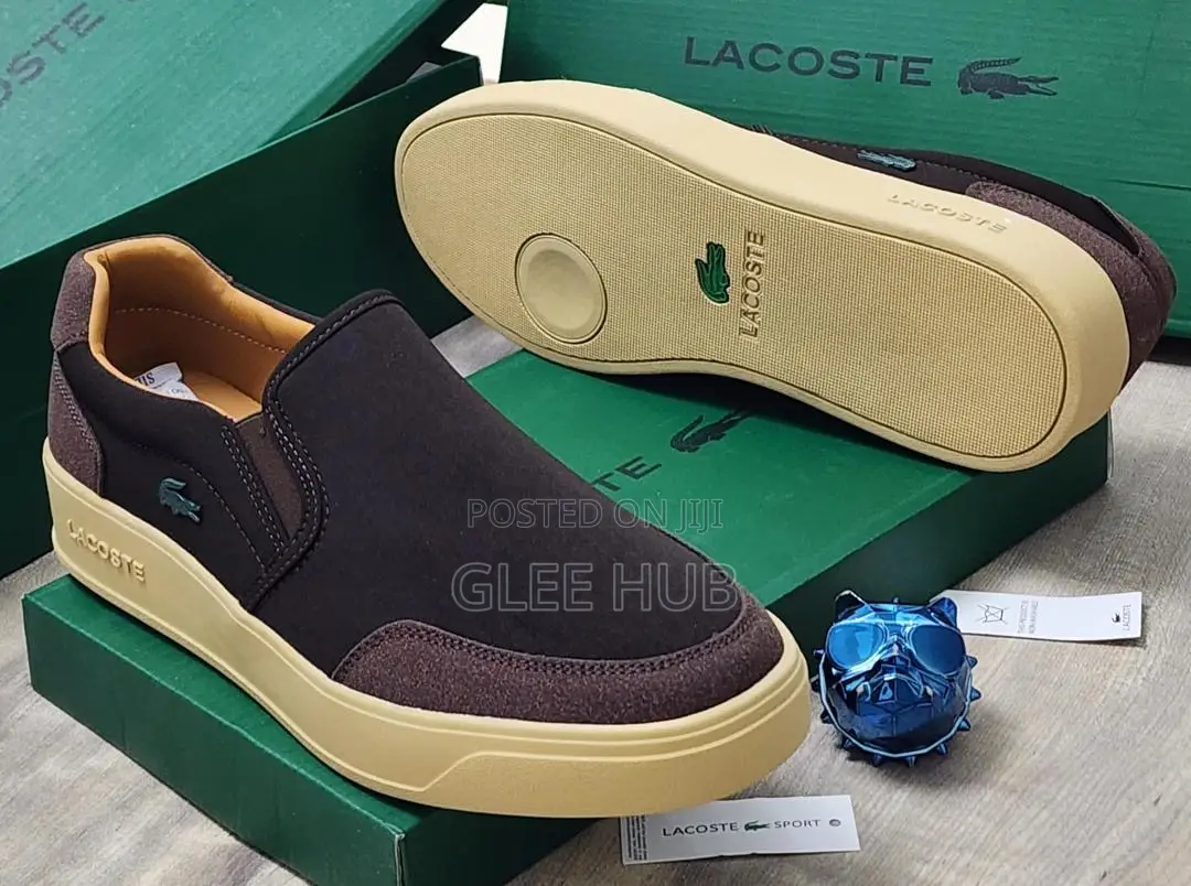 Lacoste Brown Soled Loafers