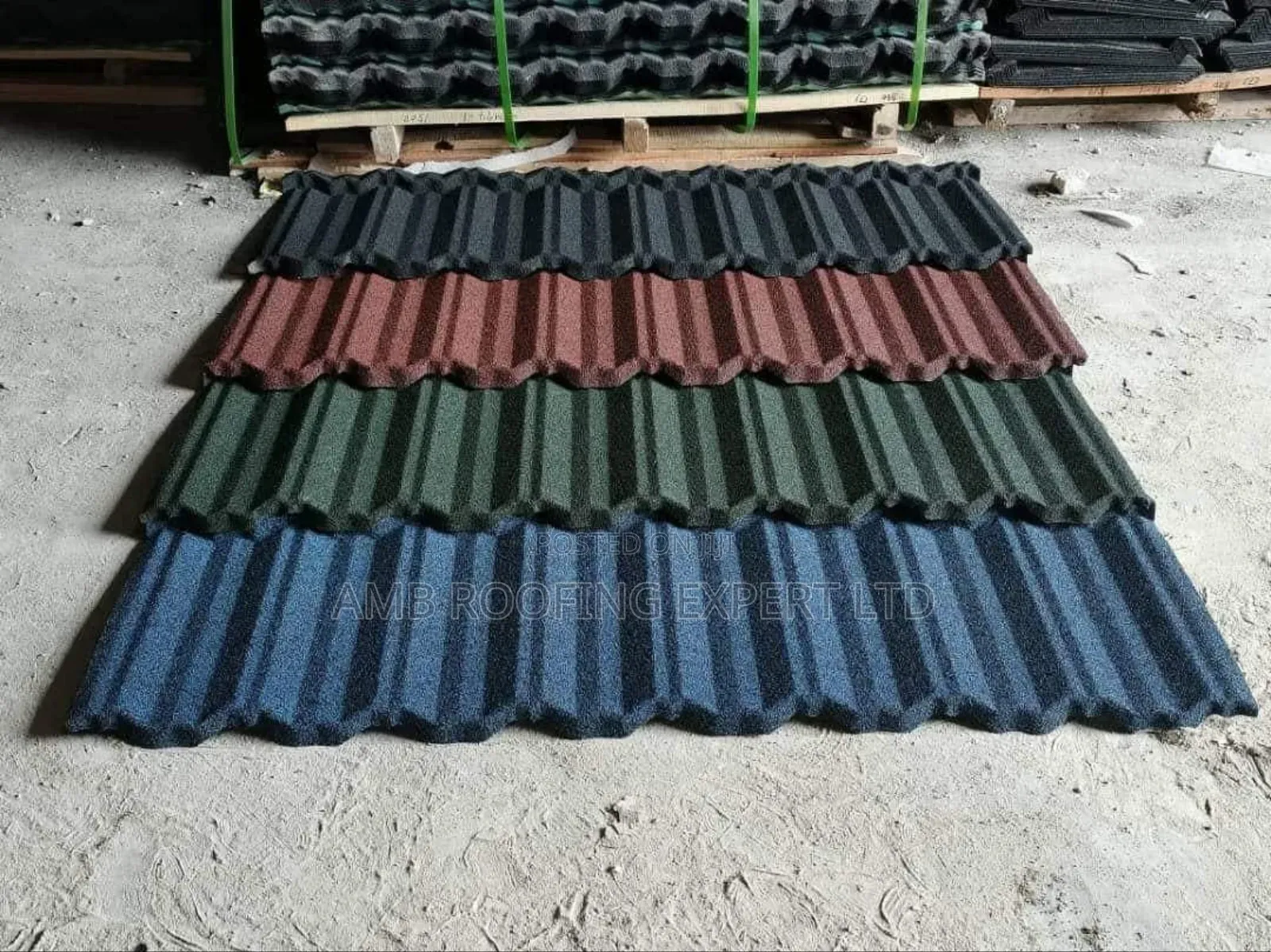 Korea/Newzealand Stone Coated Roofingtiles 0.55