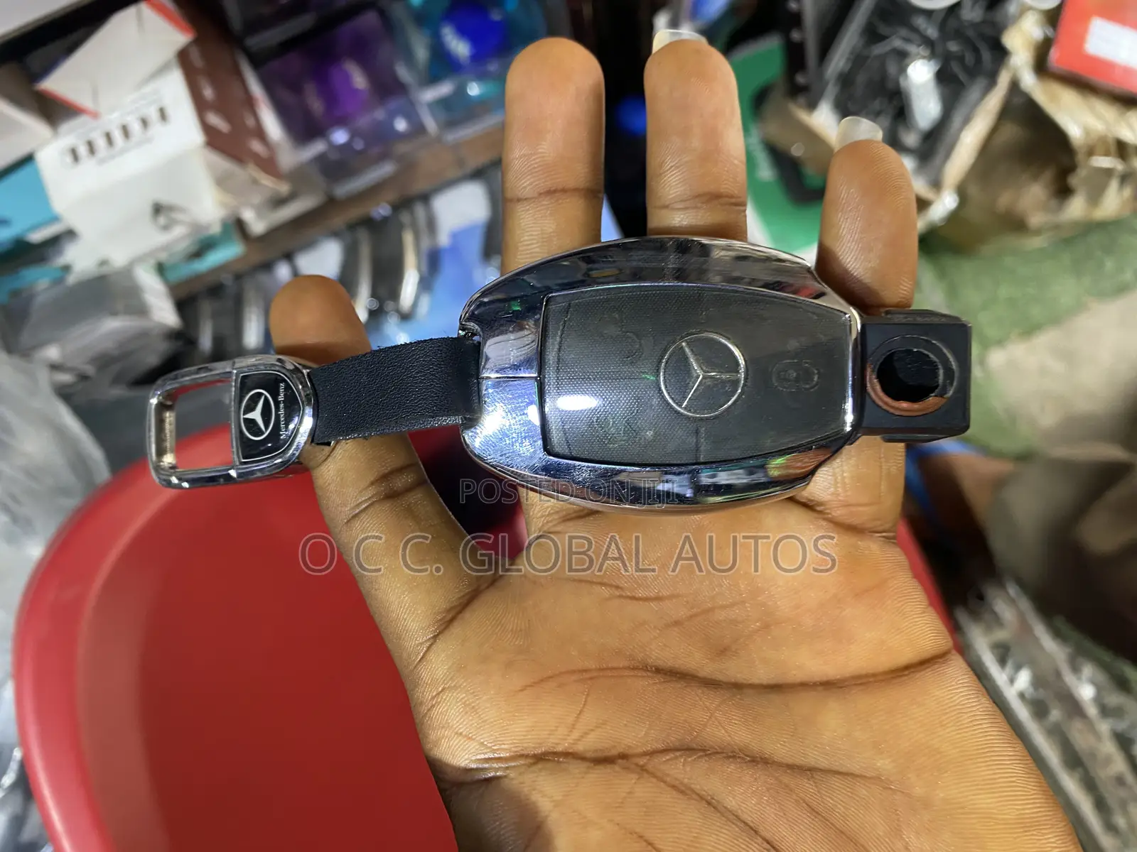 Original Iron Key Cover Poumch For Benz