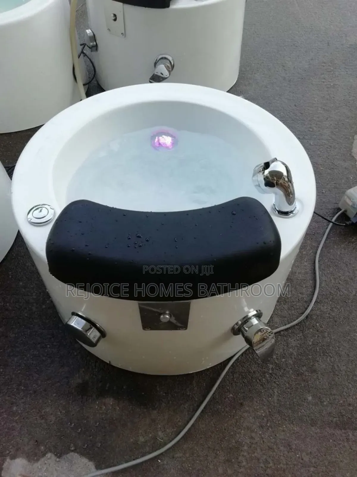 Luxury Spa Acrylic Pedicure Foot Bath/Bowl With Footrest
