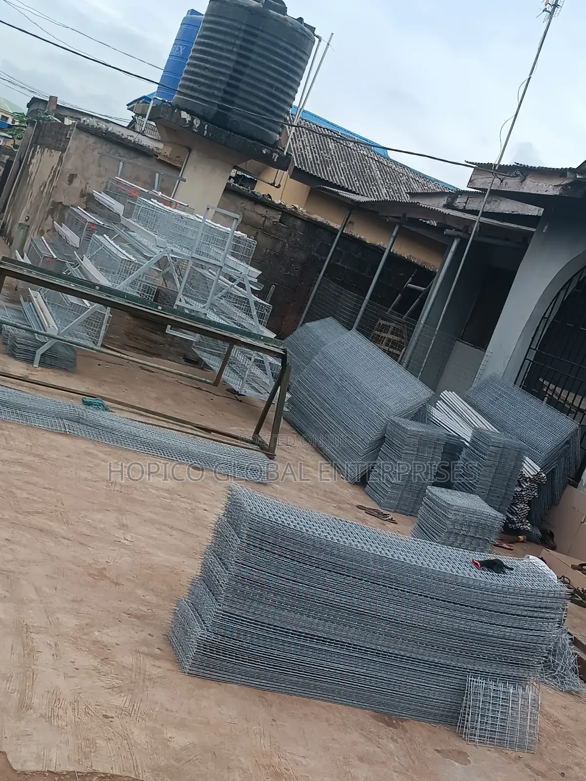 Massive Poultry Cage Construction Workshop
