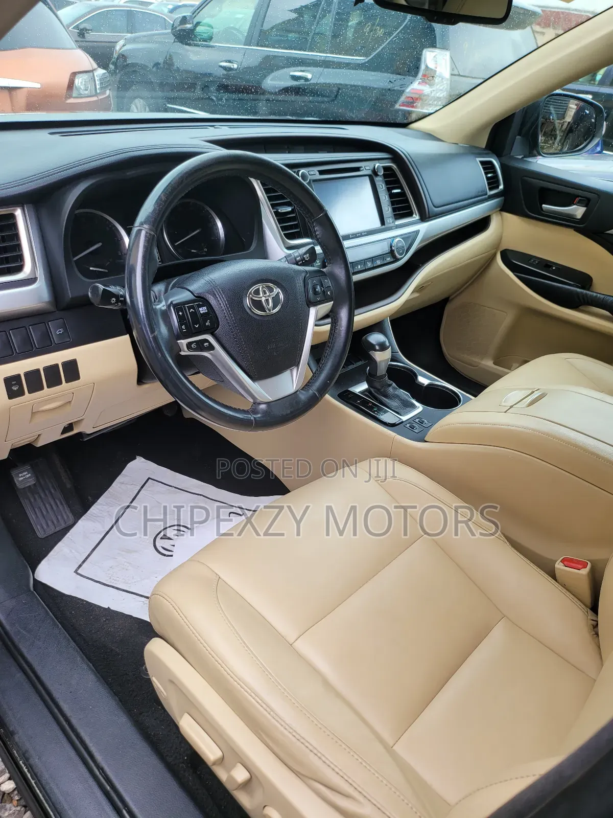 Toyota Highlander XLE V6 4x4 (3.5L 6cyl 6A) 2016 Black
