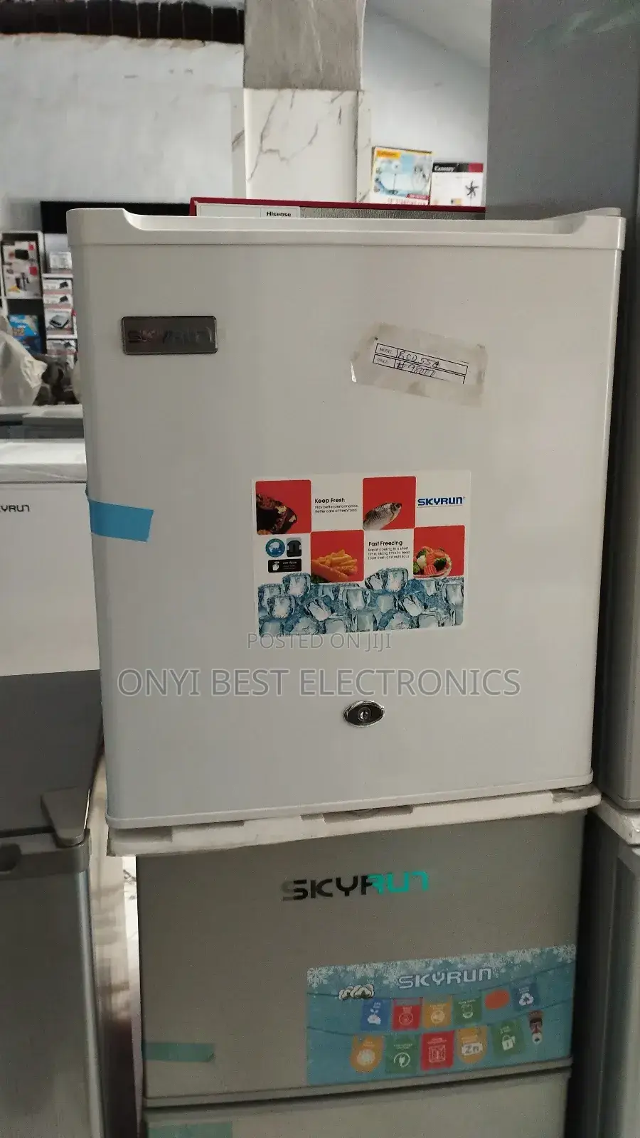 Skyrun 50l Bedside Single Door Fridge BCD-55a-White
