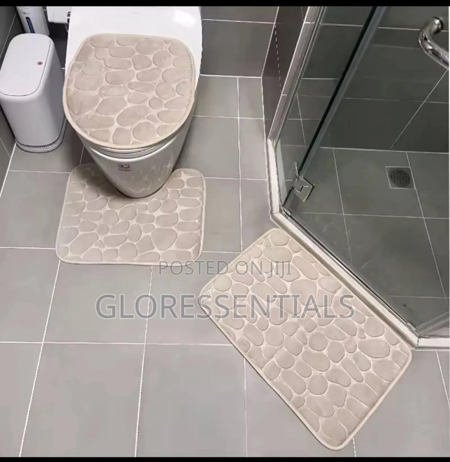 3 In1 Toilet Mat Set