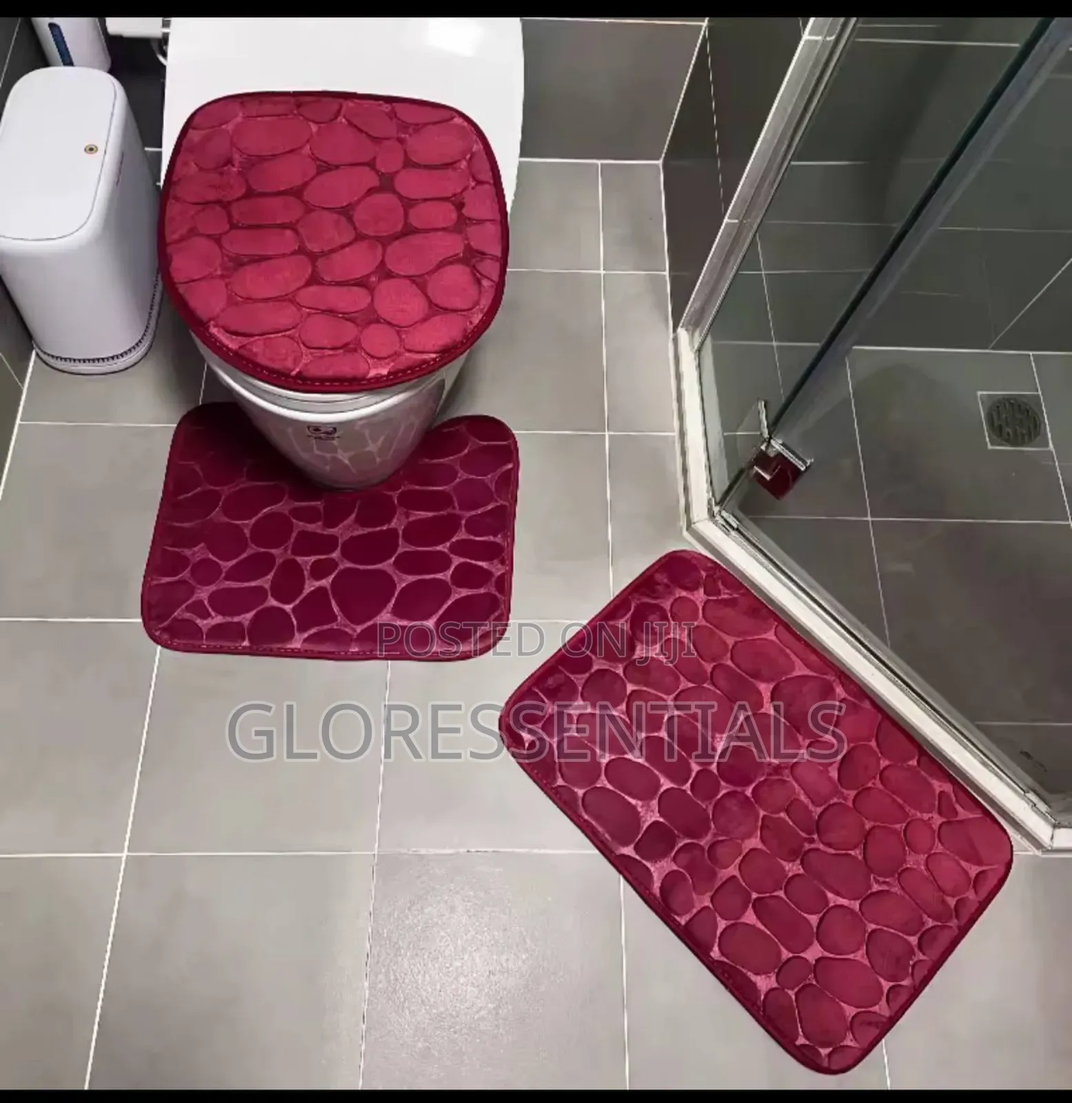 3 In1 Toilet Mat Set