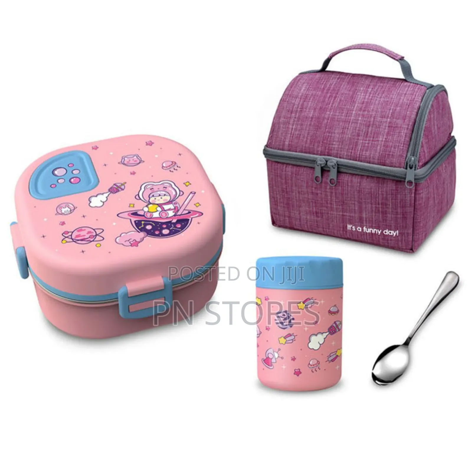 Stainless Steel Soup Box and Lunch Box With Bag for Kids