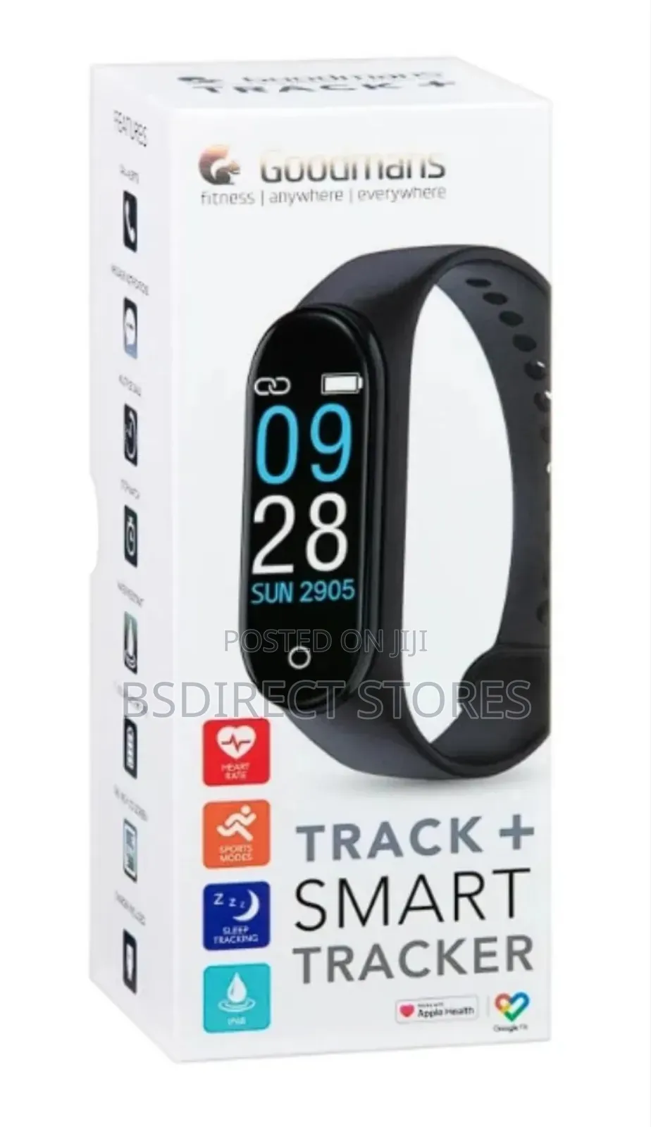 Goodmans Track+ Smart Tracker Watch Heart Rate Monitor
