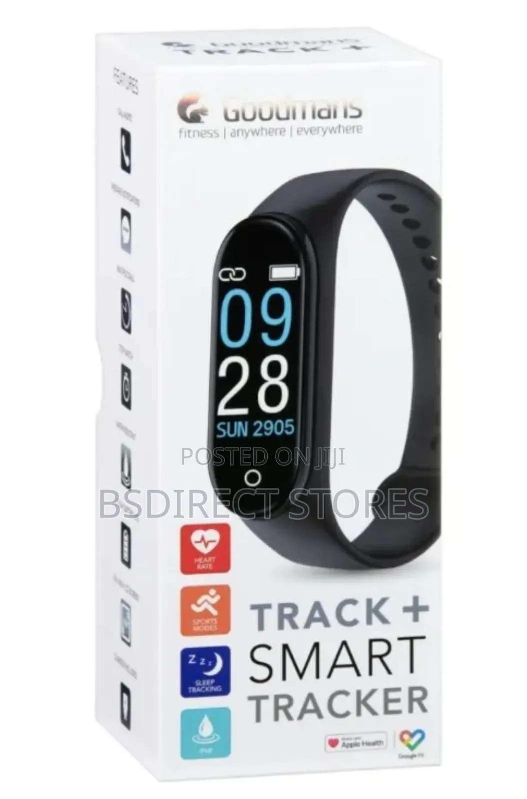 Goodmans Track+ Smart Tracker Watch Heart Rate Monitor
