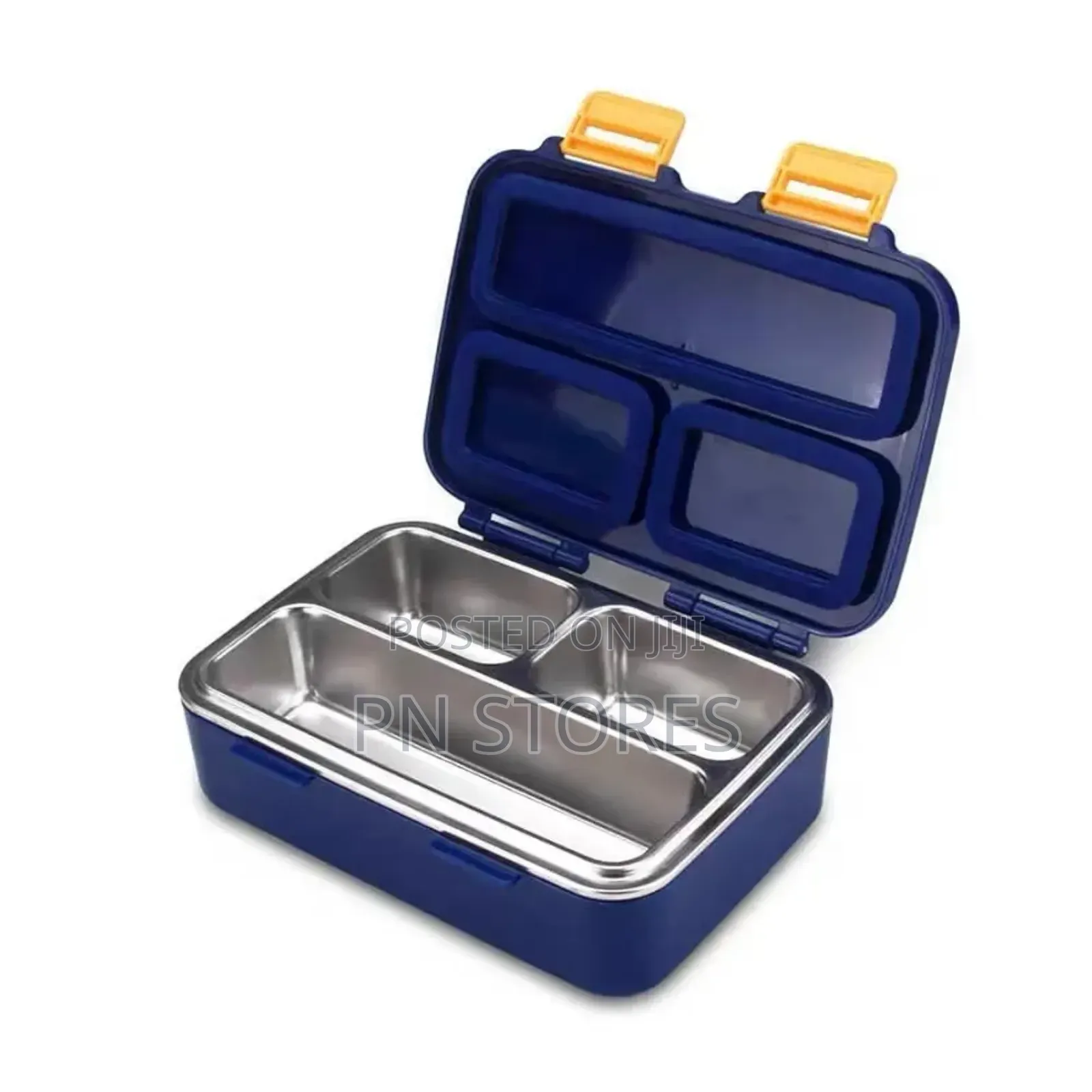 550ml Lunch Box With Fork 3 Compartment Japanese Lunch Box