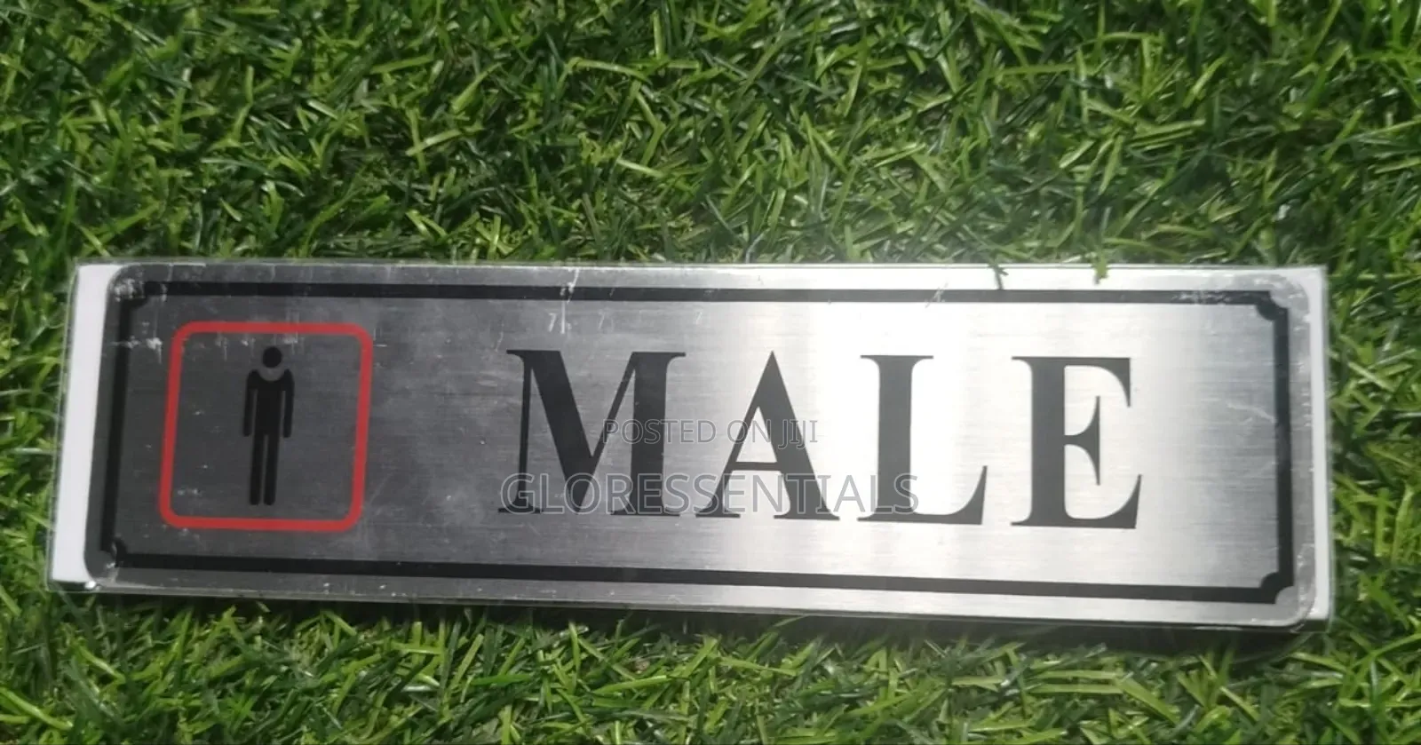 Steel Toilet Sign Available in Male and Female