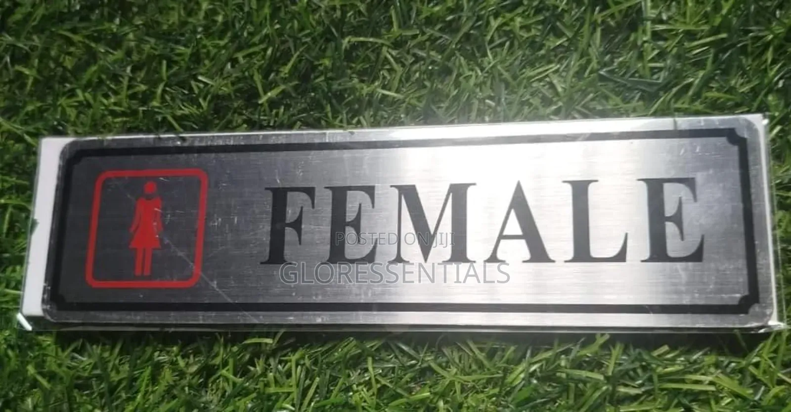 Steel Toilet Sign Available in Male and Female