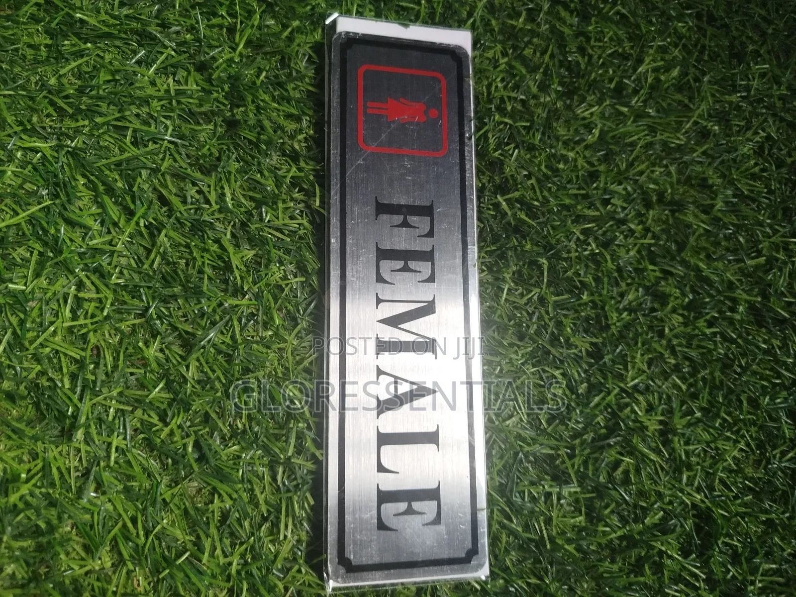 Steel Toilet Sign Available in Male and Female