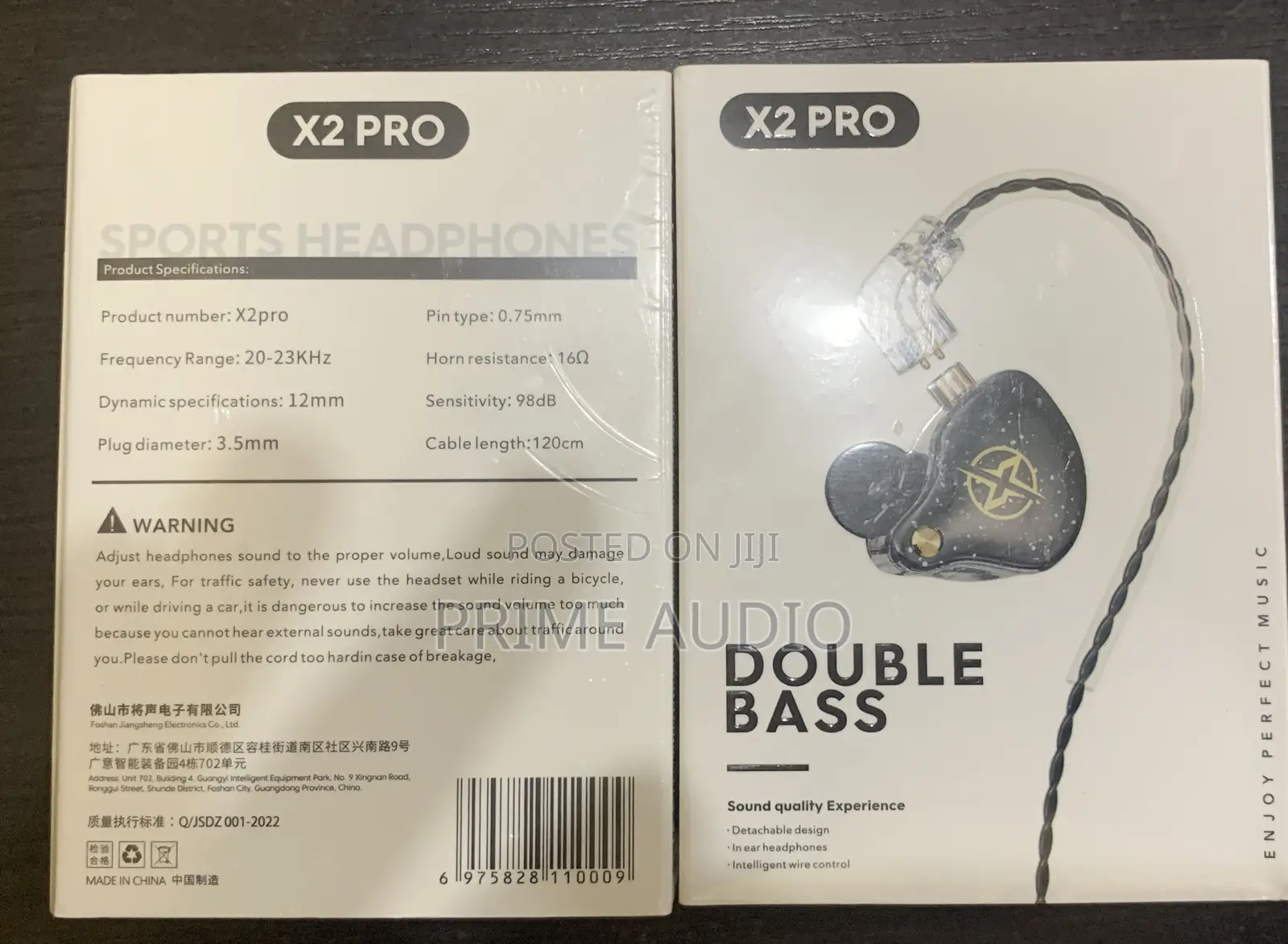 X2 Pro Double Bass in Ear Headphones