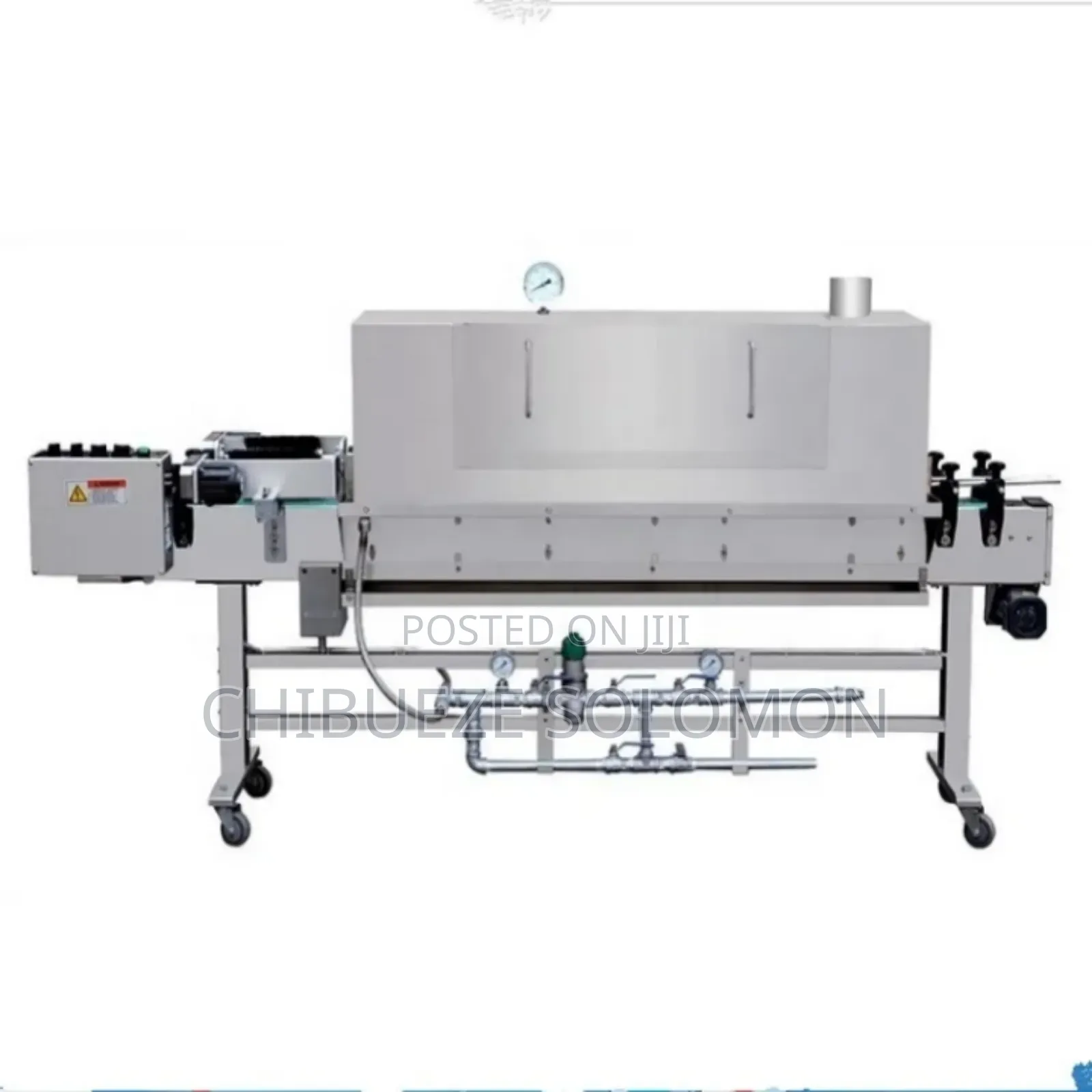 Steam Labeling Machine for Bottles Fast Clean Work
