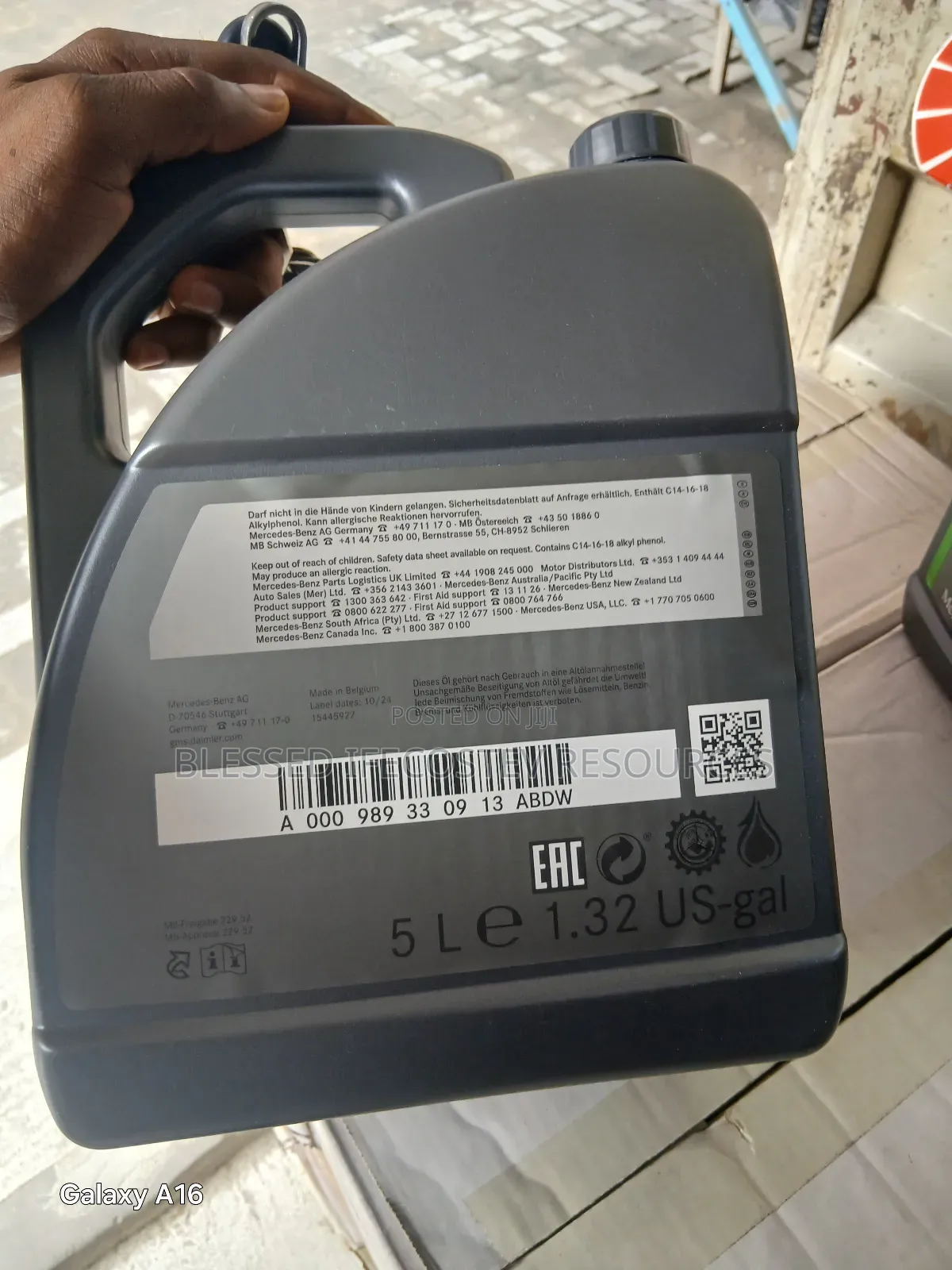 Mercedes Benz Engine Oil 5w30 5litres