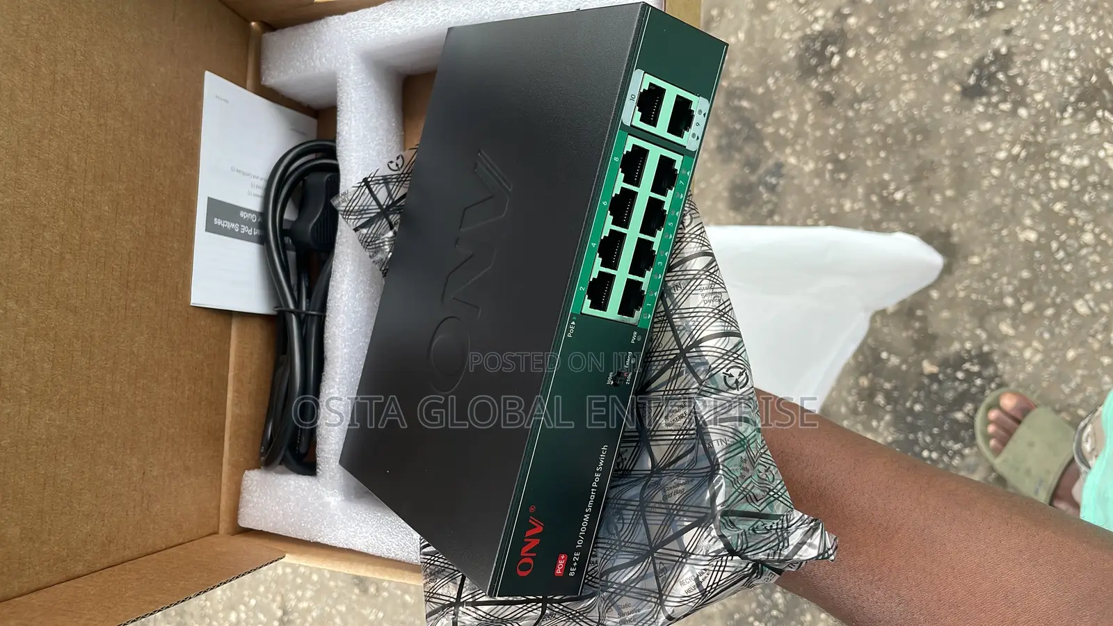 8 Ports Onv Smart Poe Switch