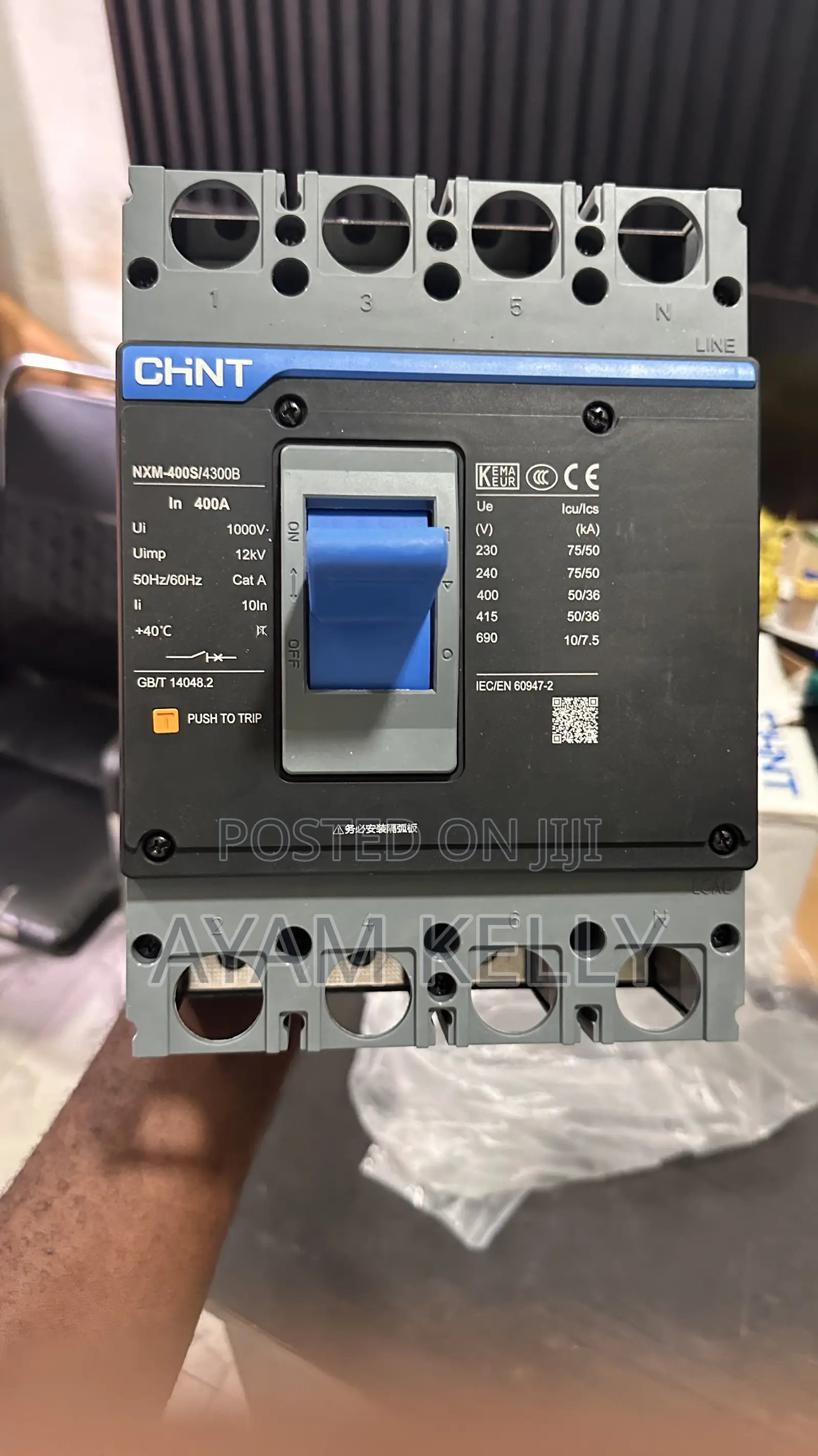 Chint Breaker 400amps 4pole