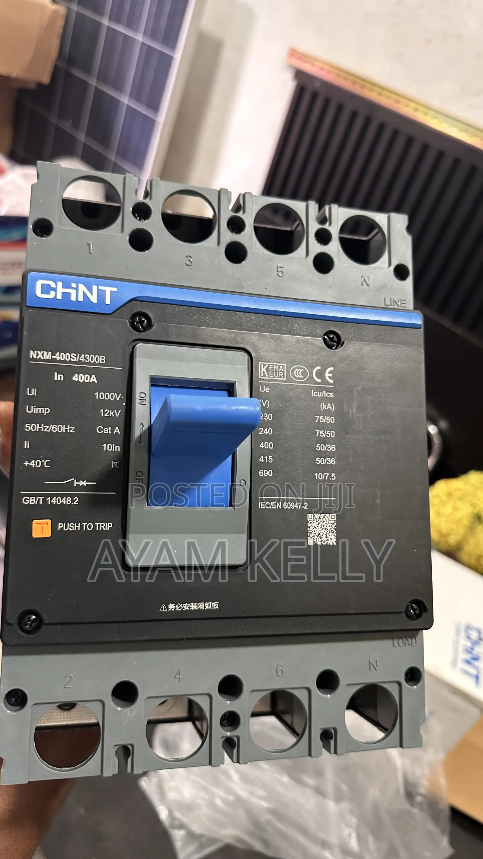 Chint Breaker 400amps 4pole
