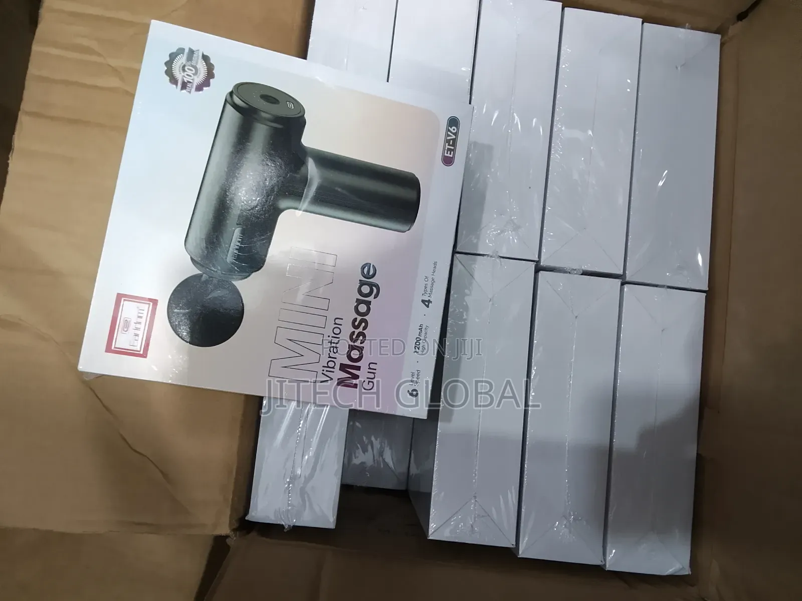 Earldom Et-v6 Mini Vibration Massage Gun - 1200mah - Black