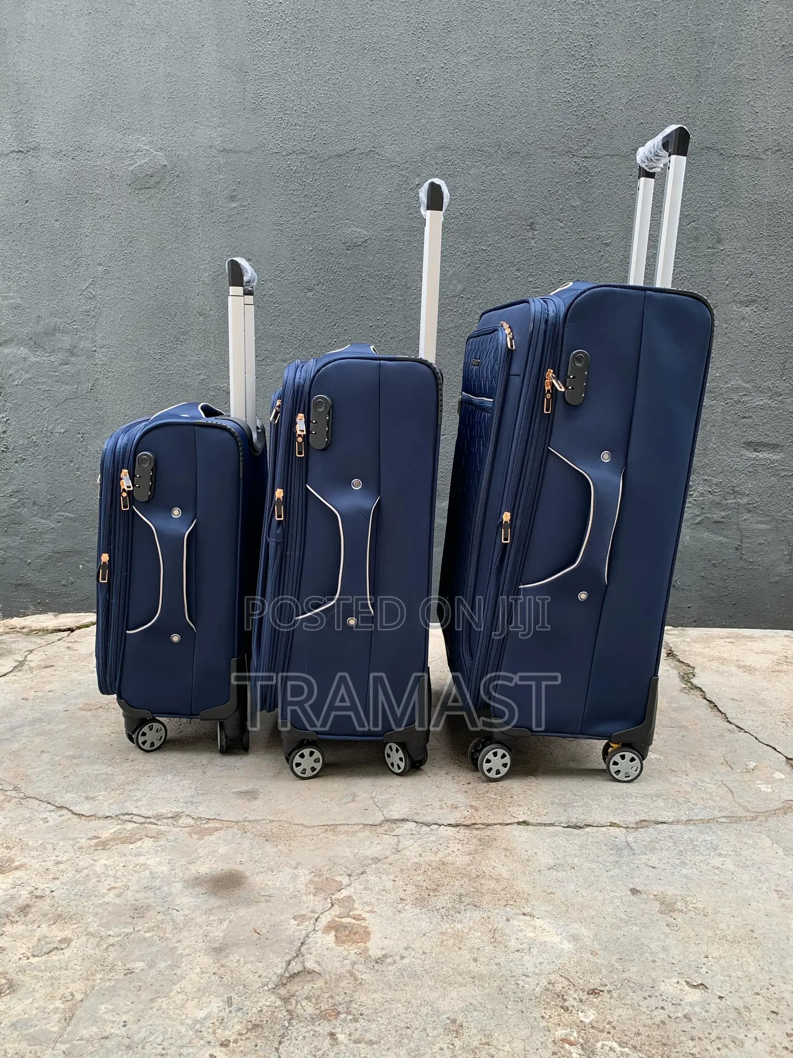 Swiss Polo 3-piece Luggage Set – Elegant Blue Edition