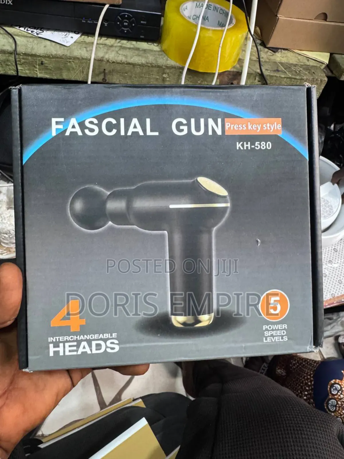 Facial Gun 4 Head Massager Kh- 580