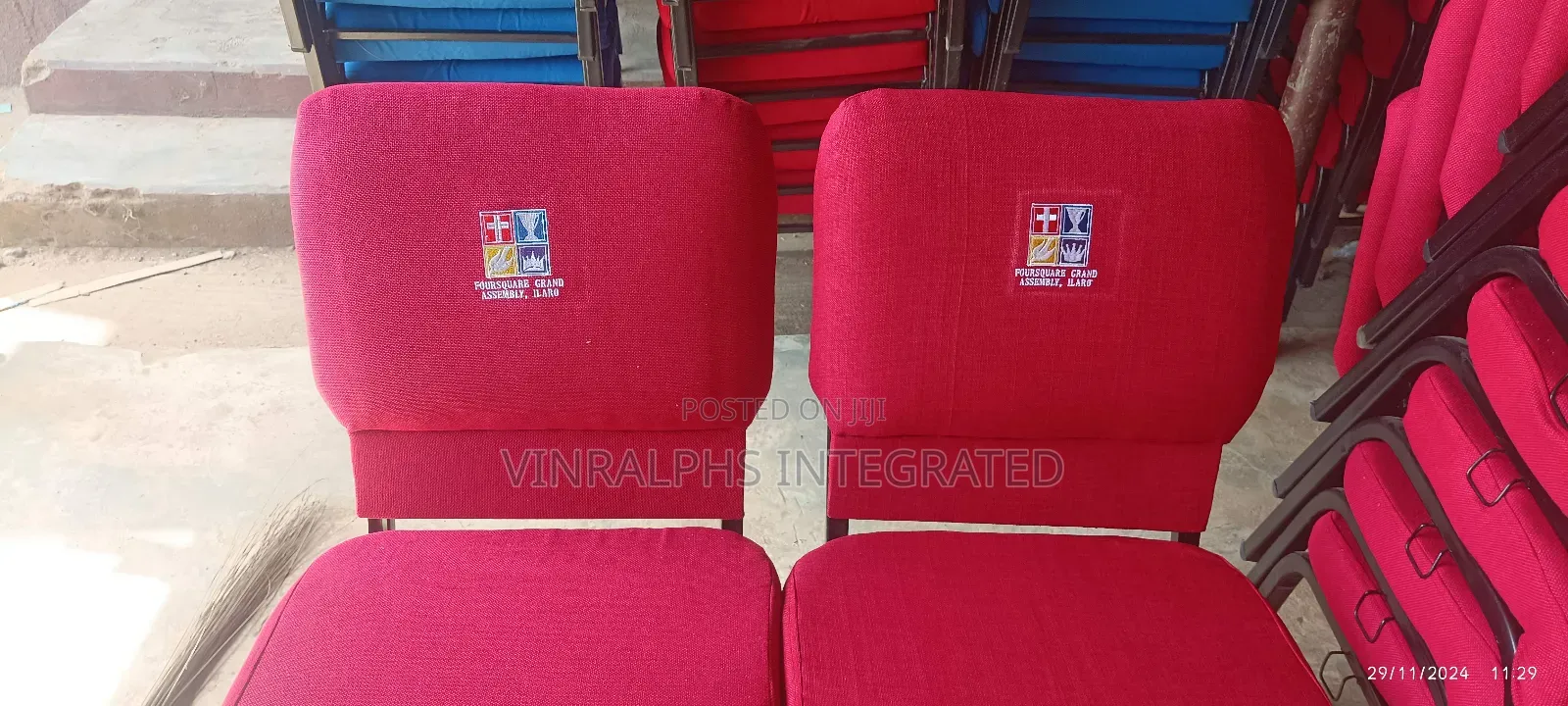 Church Chair With Logo