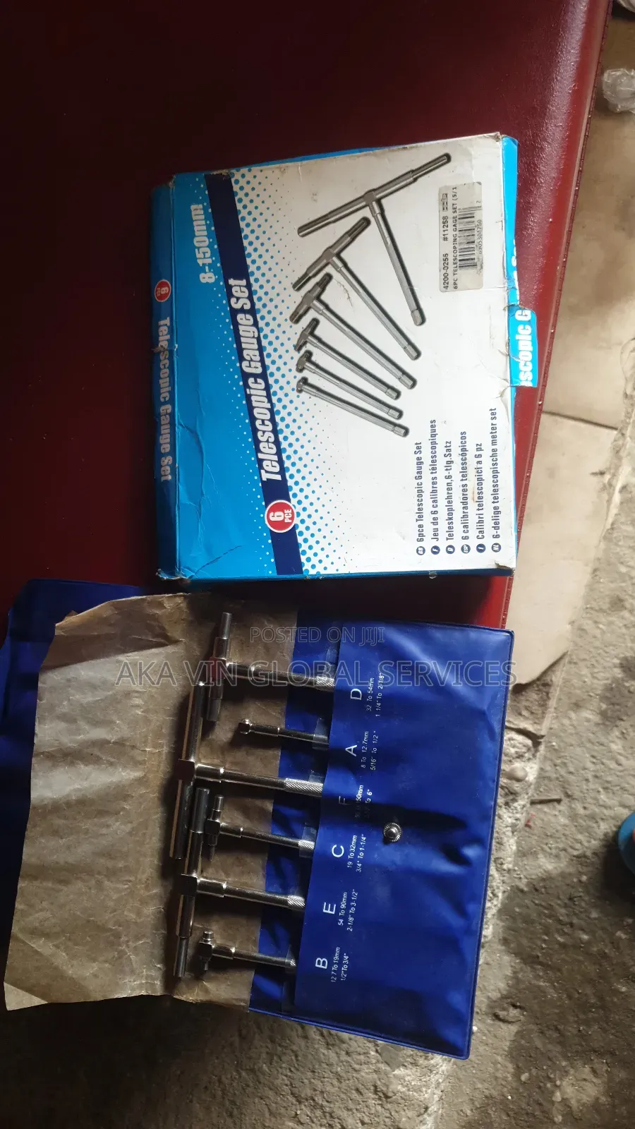 6pcs/Set 8-150mm Telescopic Gauge Set