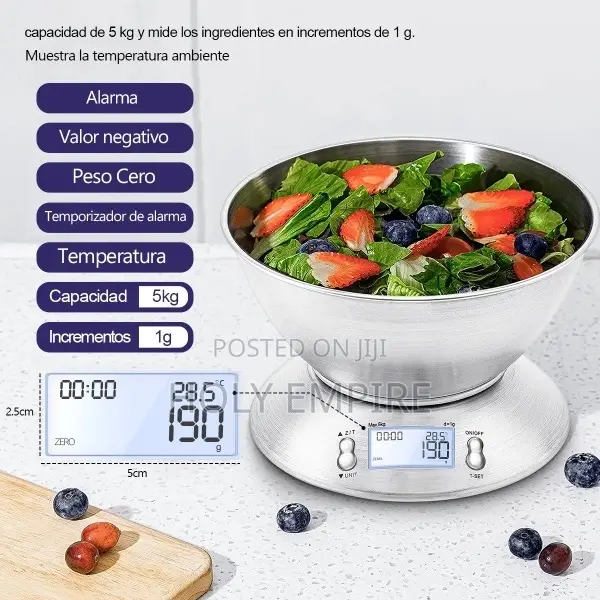 Digital Kitchen Scale LCD Screen Stainlesssteel Baking Scale