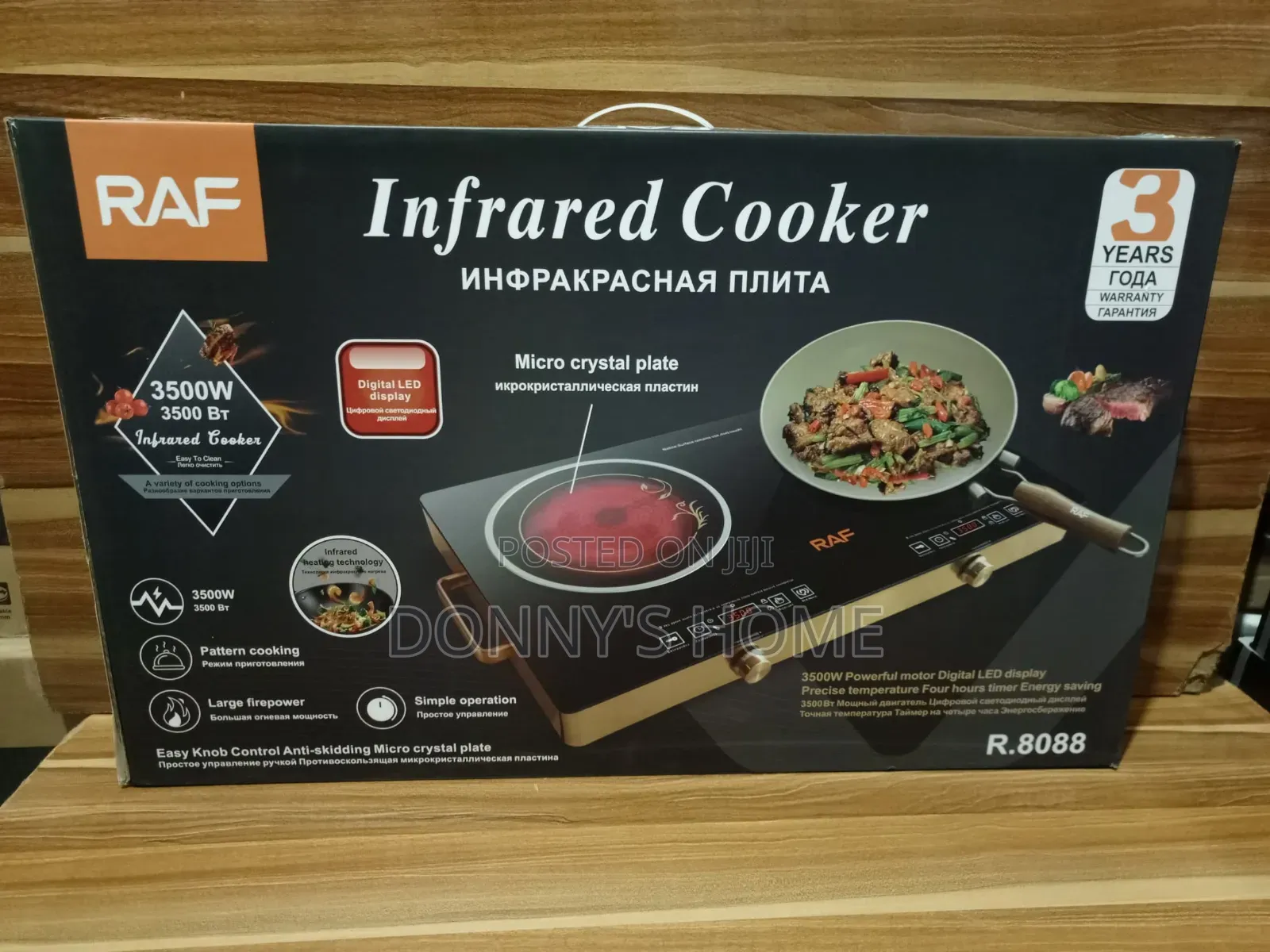 Raf Infrared Cooker 3500w(Double Phase)
