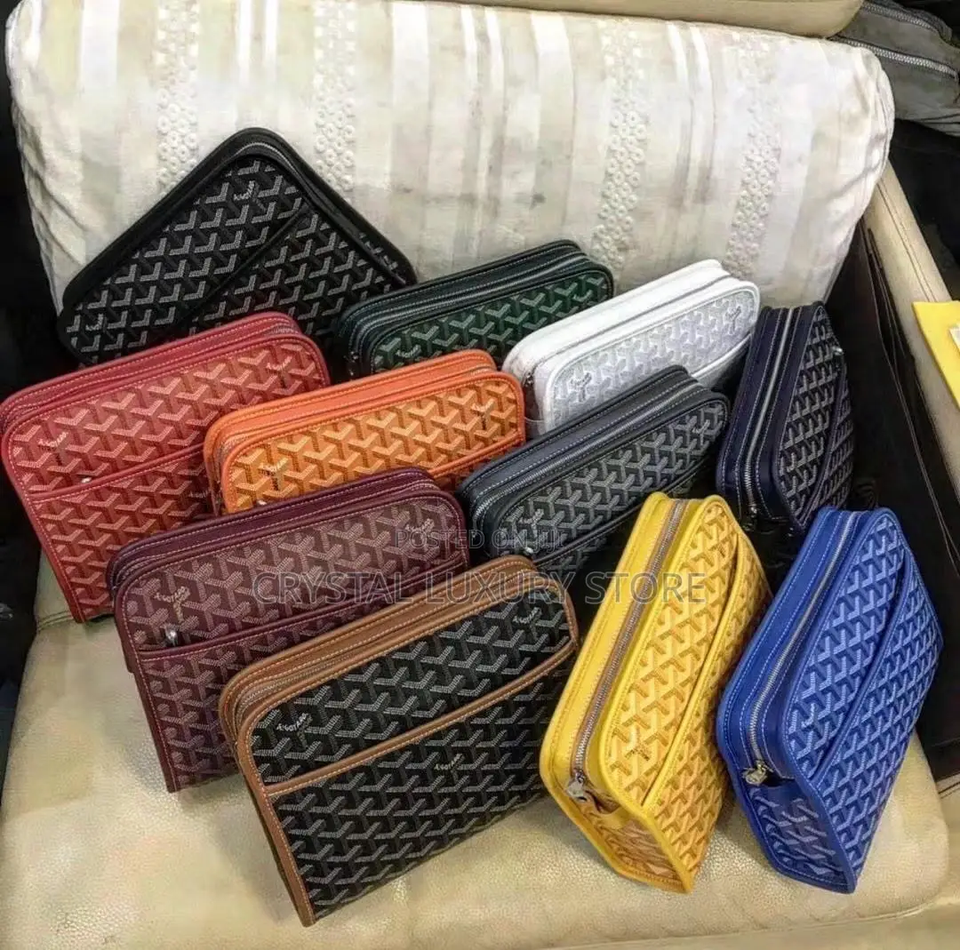 Goyard Quality Luxury Men Purse Comes With Box