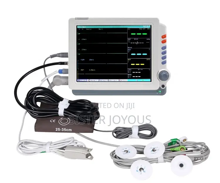 12.1 Inch Patient Vital Signs Cardiac Monitor With Stand