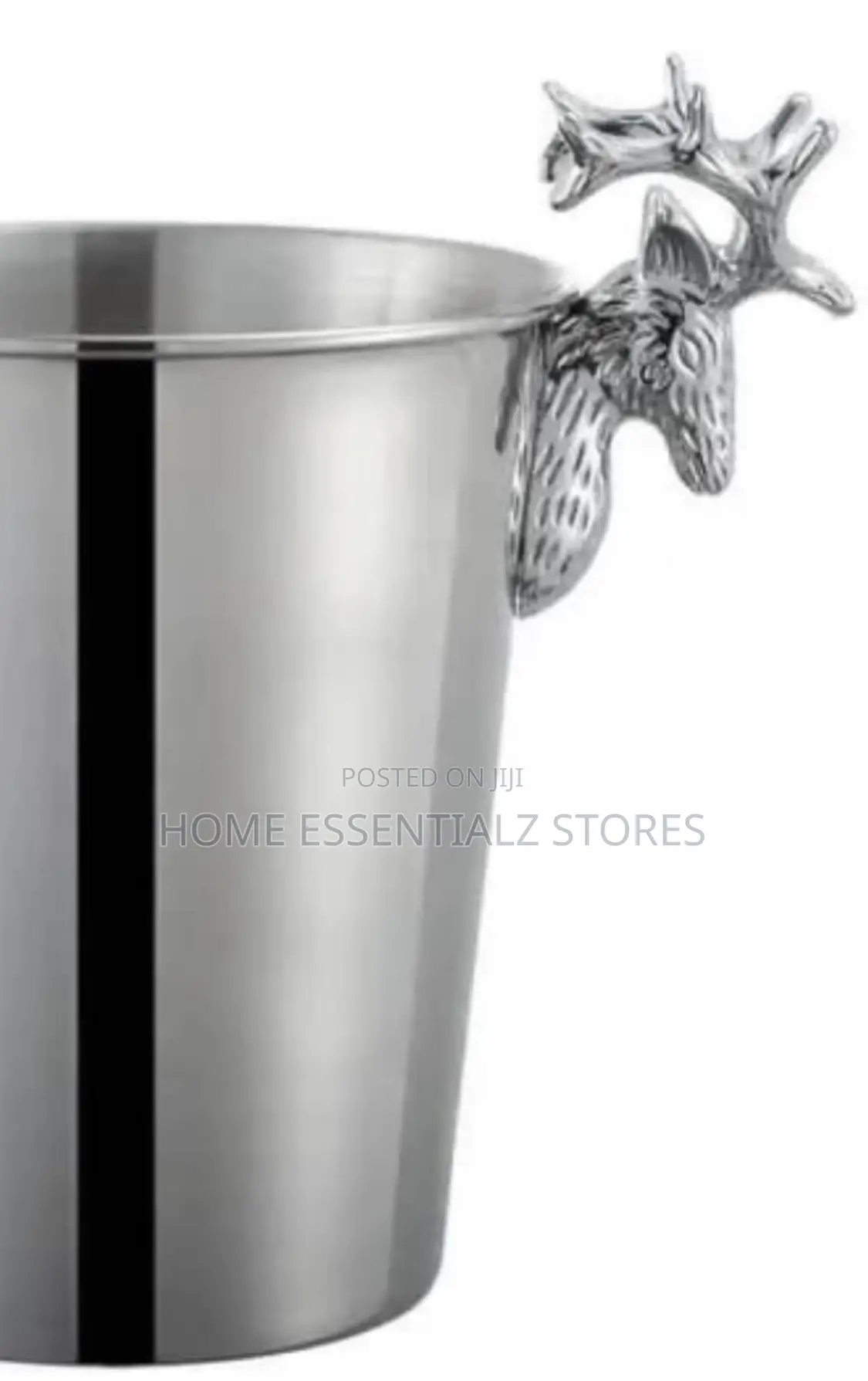 Silver Stainless Steel Champagne Serving Bucket