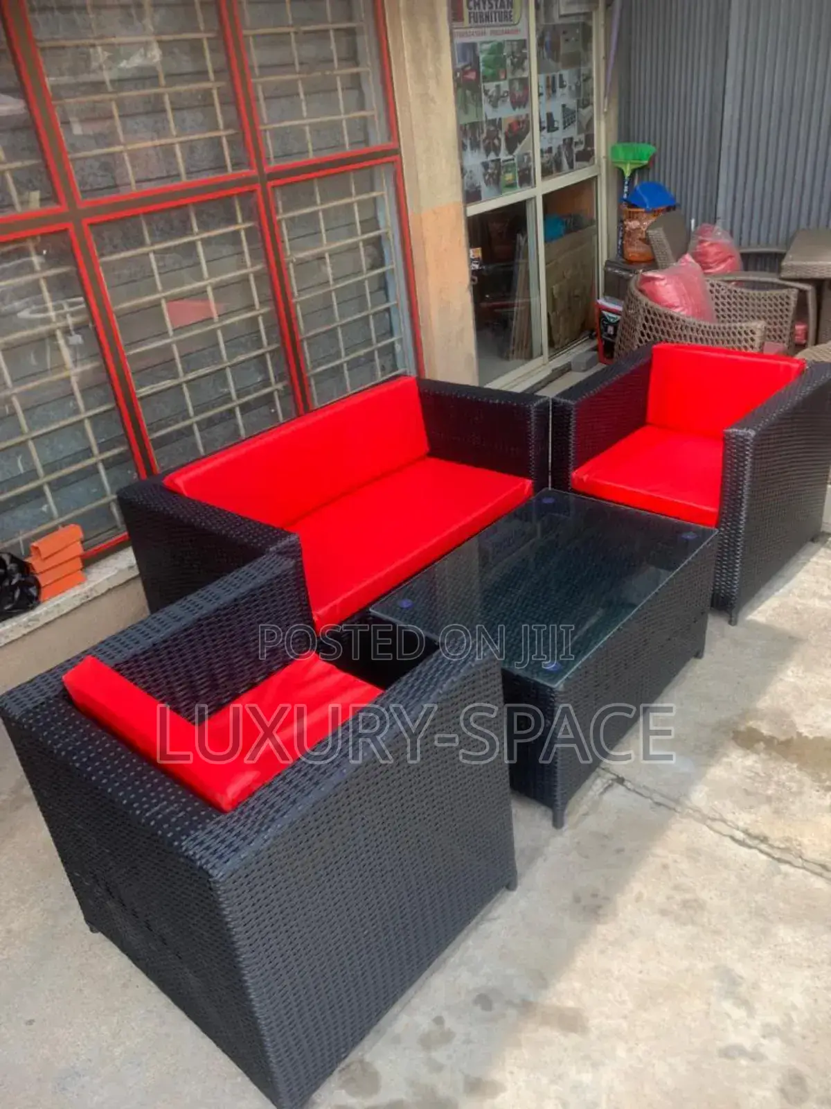 Four Seater Ratan Outdoor Sofa Set