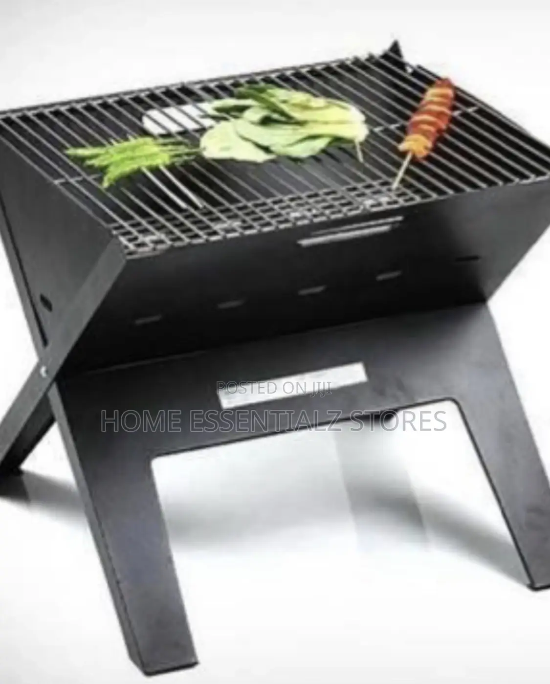 Steel Foldable X Shape Barbecue Bbq Charcoal Grill