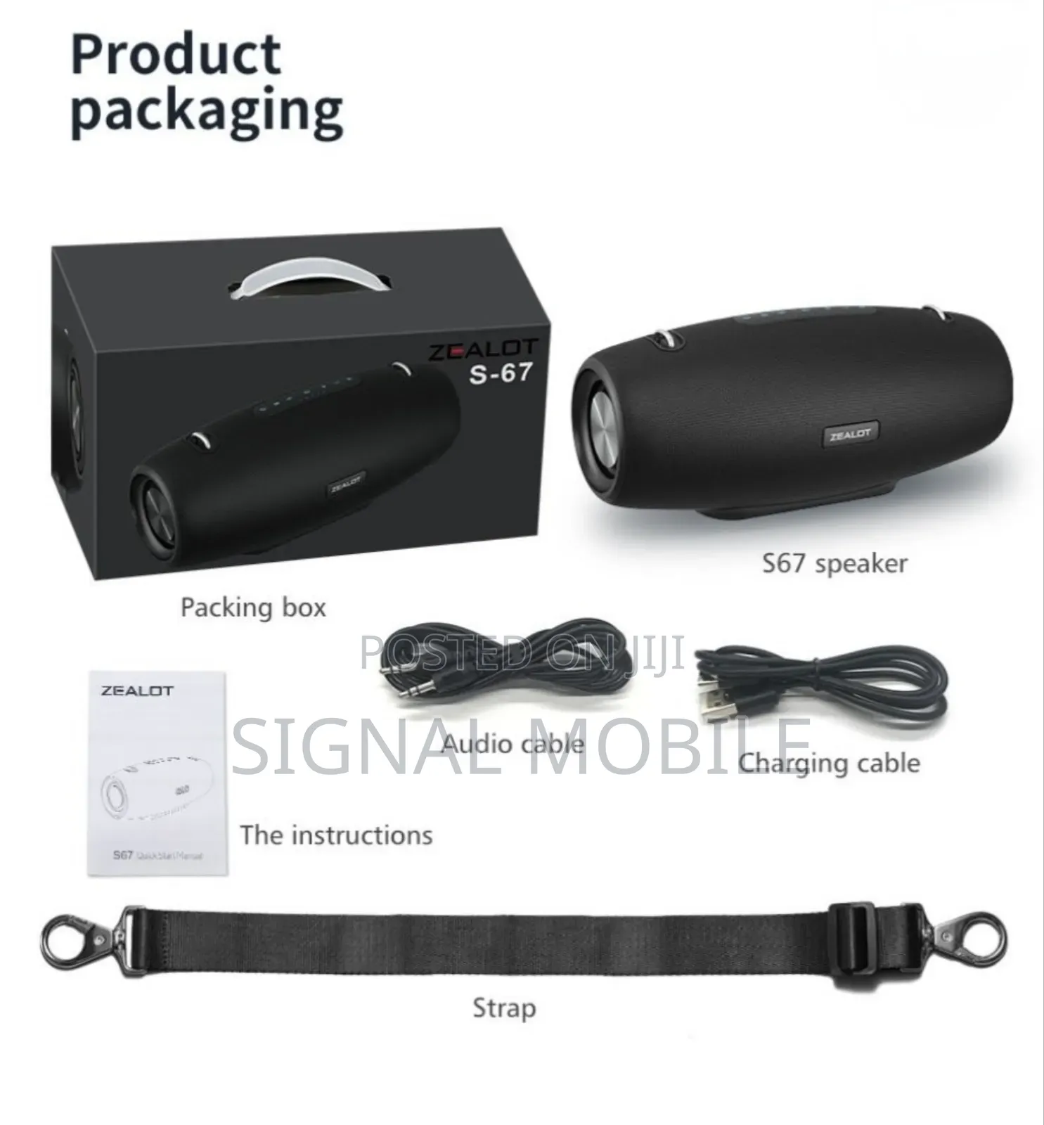 Zealot S-67 Wireless Bluetooth Speakers 40 Hours Playtime