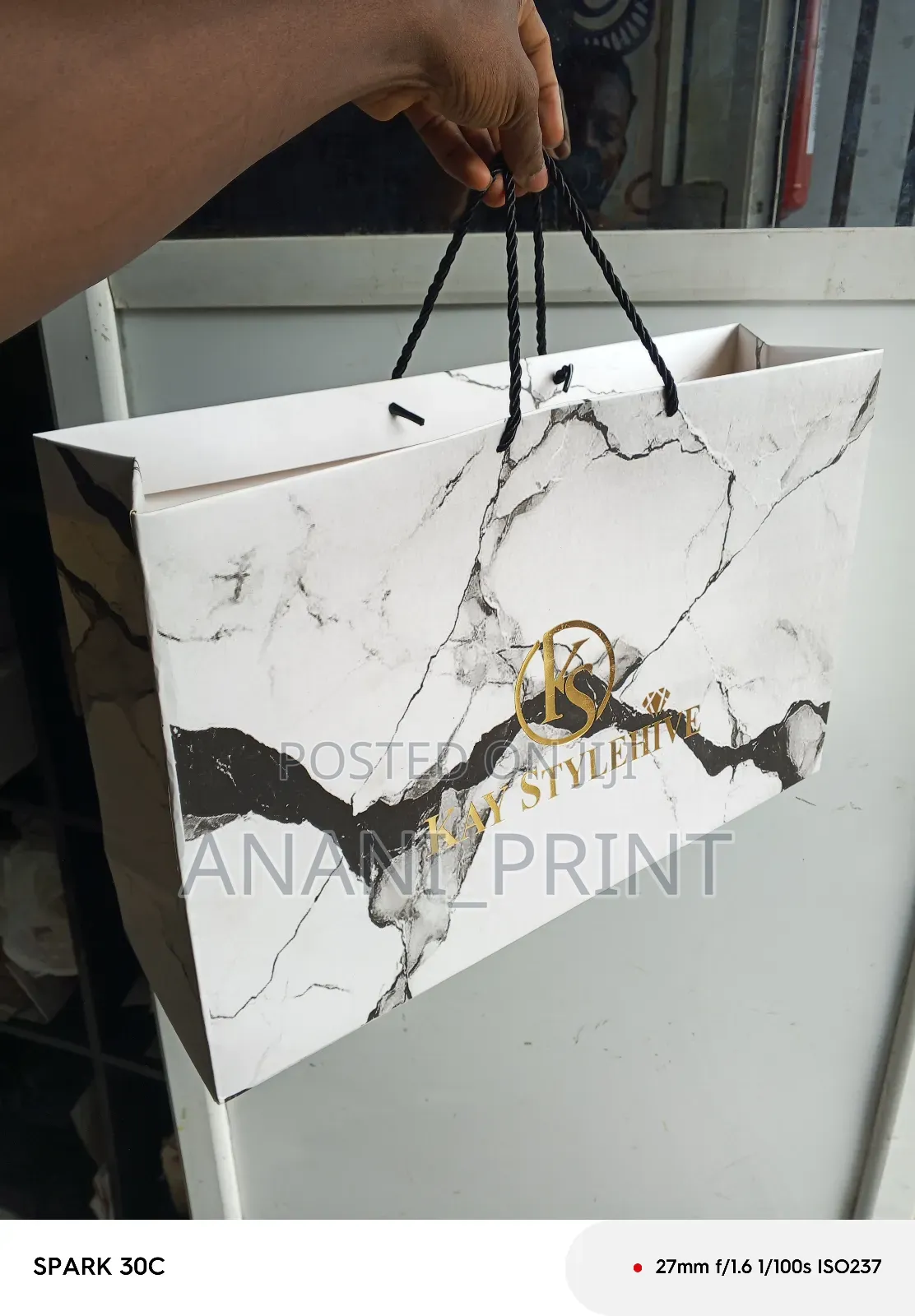 Foil Carrier Bag With Foil