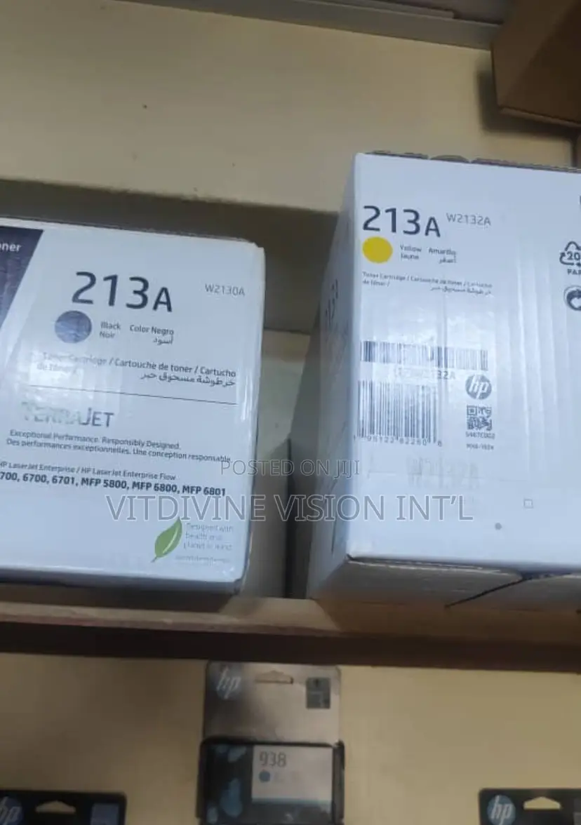 Hp 213a Toner Cartridge,Cyan,Yellow,Magenta