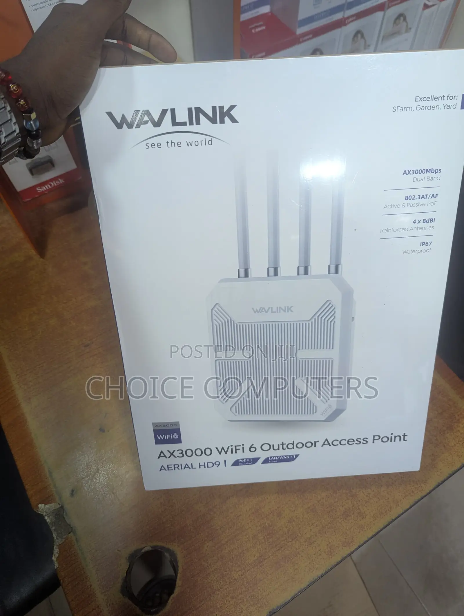 Wn588hx3 - Ax3000 Dual Band Wifi6 Outdoor Access Point